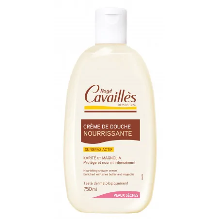 roge cavailles creme de douche beurre de karite et magnolia 250ml