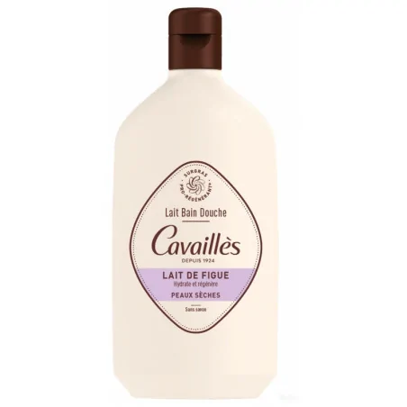 roge cavailles lait bain et douche hydratant lait de figue 400ml