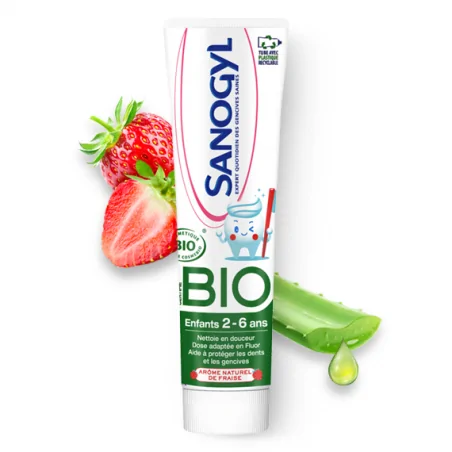 sanogyl dentifrice enfants bio tube 50 ml