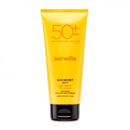 sensilis sun secret body gel creme spf50 200 ml