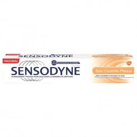 sensodyne dentifrice soin controle plaque 75ml