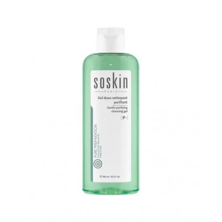 soskin gel nettoyant purifiant 250ml peaux mixtes ou grasses