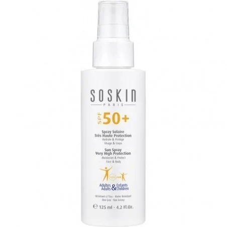 soskin spray solaire tres haute protection spf50