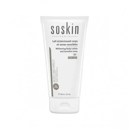 soskin whitening lait eclaircissant corps et zones sensibles 150ml huile de macadamia