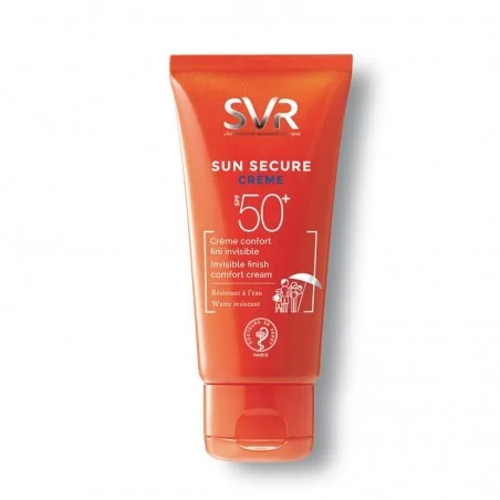 svr solaire sun secure creme confort peaux hypersensibles au soleil spf50 50ml