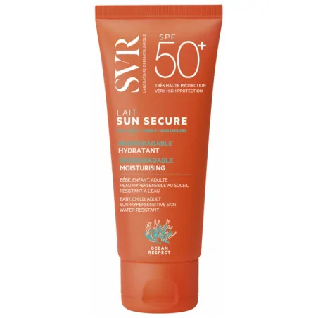 svr sun secure lait biodegradable spf 50 200ml