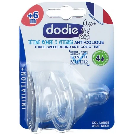 tetine col etroit 1er age silicone