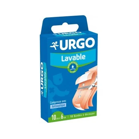 urgo lavable 10 bandes a decouper 10cm x 6cm