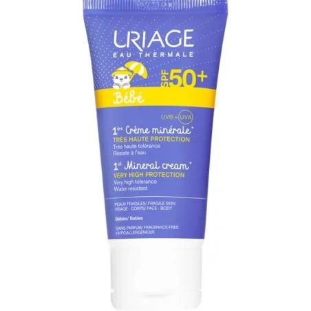 uriage bebe 1ere creme minerale spf50 50ml