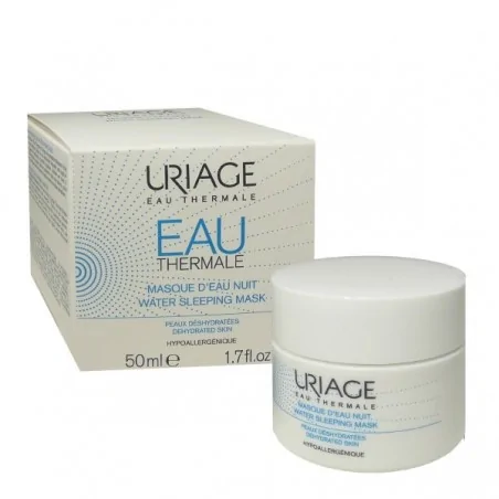 uriage eau thermale masque d eau nuit peaux deshydratees 50ml