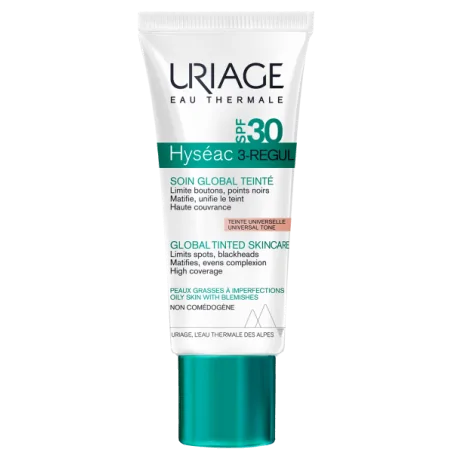 uriage hyseac 3 regul global teinte spf 30