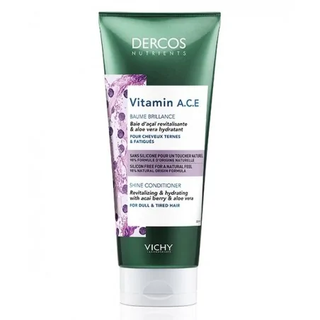 vichy dercos nutrients apres shampooing vitamin ace200ml