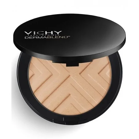 vichy dermablend covermatte fond de teint poudre compacte 12h sand 35