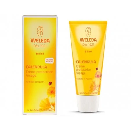 weleda bebe creme protectrice visage bio 50ml