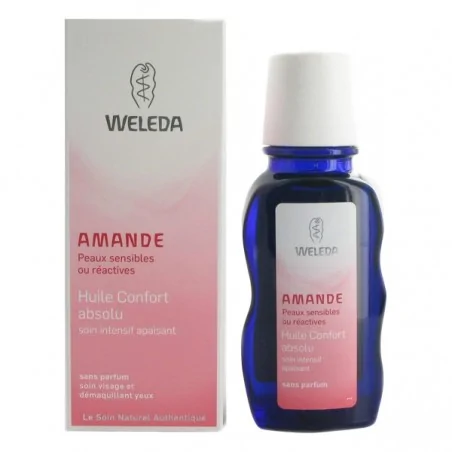 weleda huile confort absolu a l amande bio 50ml