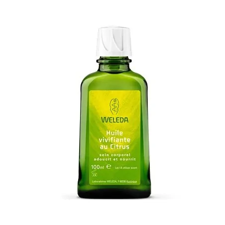 weleda huile vivifiante au citrus bio 100ml