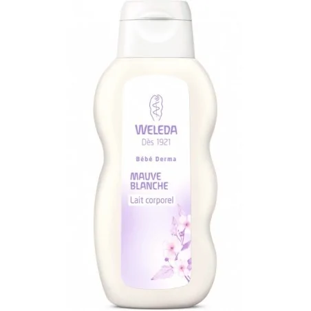 weleda lait corporel a la mauve blanche 200ml