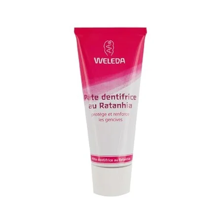 weleda pate dentifrice au ratanhia bio 75ml